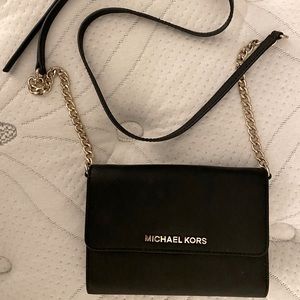 Michael Kors black crossbody bag